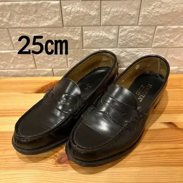 HARUTA 로퍼 다크 브라운 가죽 25cm