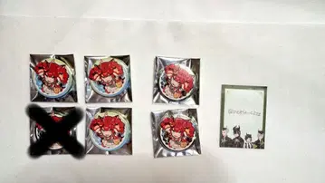 crazyraccoon CRfes2025 아카미 카루비 캔뱃지