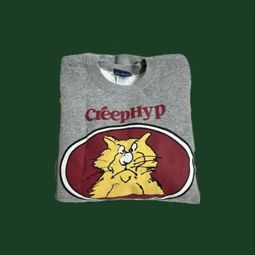 CreepHyp 오코네코 맨투맨 그레이 XL