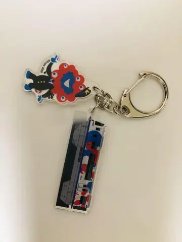 트레이딩 2단 아크릴 키링 회장 한정판 측면 오사카 모노레일