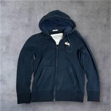 00s Abercrombie & Fitch 지퍼 후드티 짧은 기장 y2k