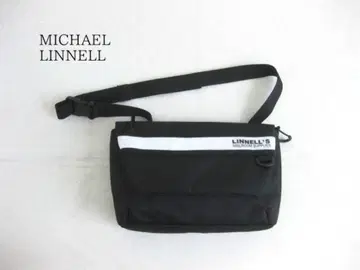 미사용 영국 MICHAEL LINNELL 숄더백 블랙 메신저 백