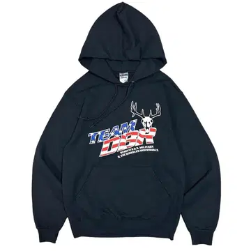 빈티지 후드 맨투맨 US Military 미군 관련 팀 레어