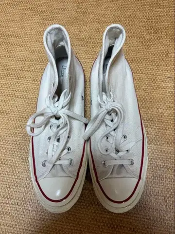 컨버스 CT70 컨버스 척테일러 구형 패치 아이보리