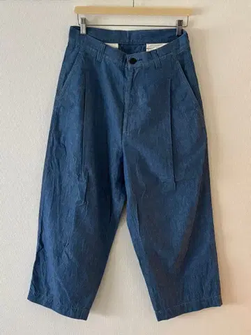 URU 다크 블루 와이드 팬츠