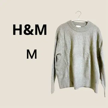 H&M 그레이 긴팔 니트 US M