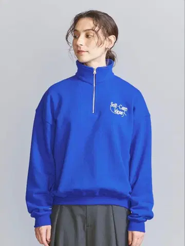 Beauty&youth 별주 WAVEUNION 하프 지퍼 맨투맨 PO