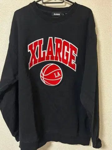 XLARGE 블랙 농구 맨투맨 L 사이즈