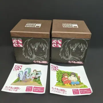 센과 치히로의 행방불명 미니어처 키트 하쿠의 오니기리 하쿠룡과 치히로