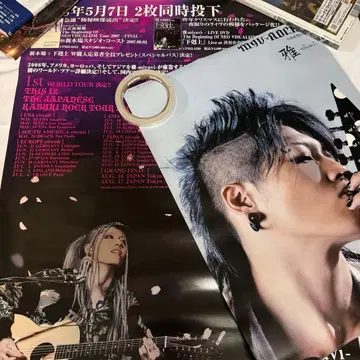 [ 미야비 -miyavi- ] 대형 포스터 2장 세트