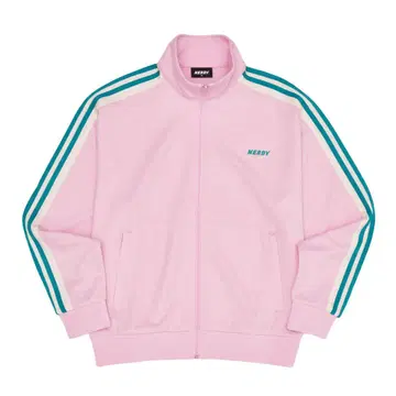 NERDY 핑크 스트라이프 저지 M