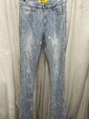 GUAPI AquaBlue EMBELLISHED V2 팬츠 글리터 장식