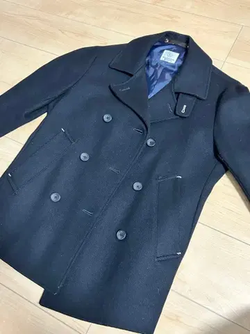 UNITED ARROWS 피 코트 블랙