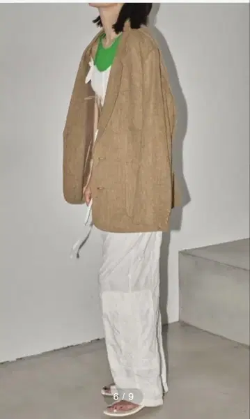 TODAYFUL Boyfriend Linen Jacket 베이지