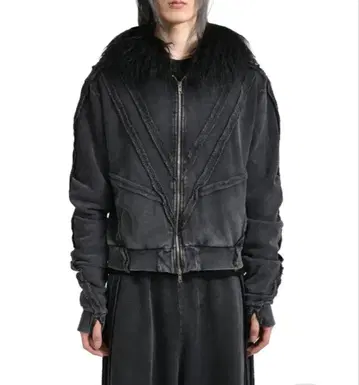 filth DISTRESSED ZIP UP HOODIE y2k opium