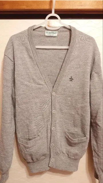 Grand Slam 먼싱웨어 가디건 그레이 펭귄