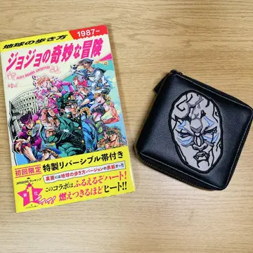 죠죠의 기묘한 모험 콜라보 지구의 여행 Graniph 지퍼 지갑