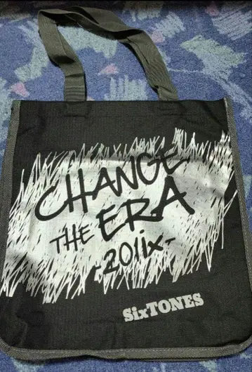 마지막 1점 SixTONES CHANGE THE ERA 투어 토트백