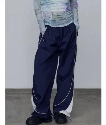 EMODA 나일론 팬츠 네이비