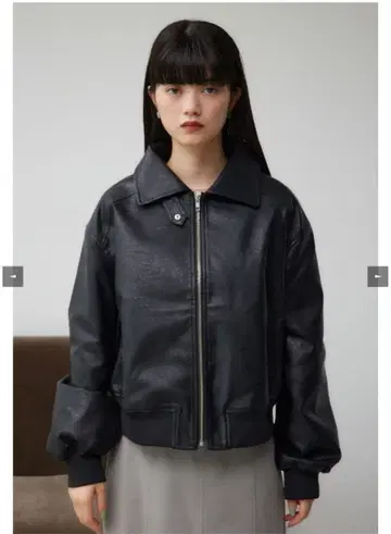 AZULBYMOUSSY 인조 가죽 자켓 라이더 자켓