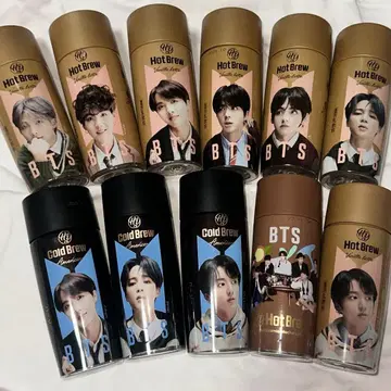 bts hot brew 콜라보 rm 진 슈가 제이홉 지민 뷔 정국