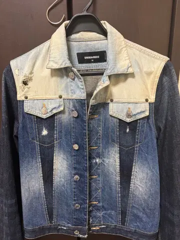 DSQUARED2 데미지 가공 데님 자켓