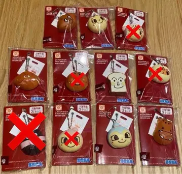 호빵맨 빵 키링 6개 세트 한정품 뮤지엄