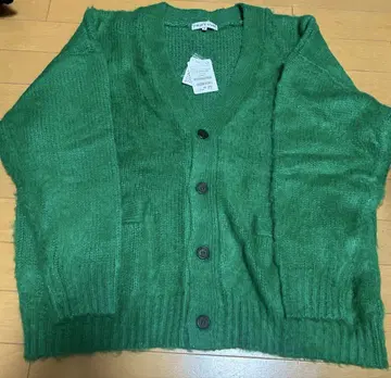FREAK'S STORE 그린 모헤어 터치 니트 가디건 S 사이즈