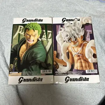 Grandista 조로 루피 피규어 세트