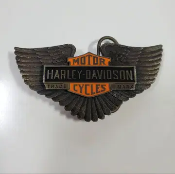 할리 데이비슨 벨트 버클 윙 디자인 빈티지