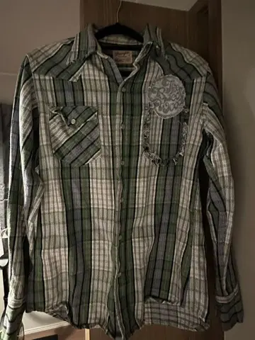Wrangler 레드우드 체크 셔츠