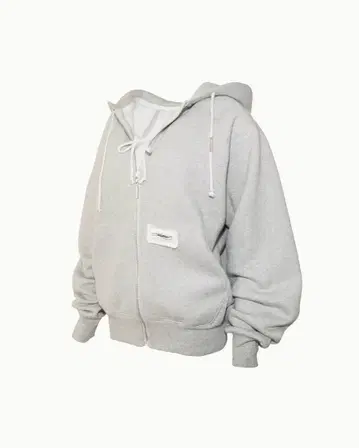 theredthread S fleece zip up hoodie gray