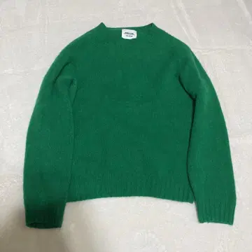 MORRIS&SONS 울 니트 그린 크루넥
