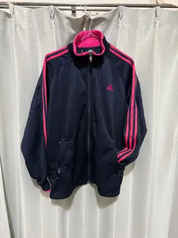adidas 네이비 핑크 트랙 자켓 새상품급!