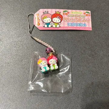 지역 한정 키티 후쿠오카 딸기 아마오우 매듭 스트랩