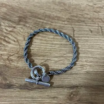 쉽스 SHIPS 로프 체인 팔찌 실버