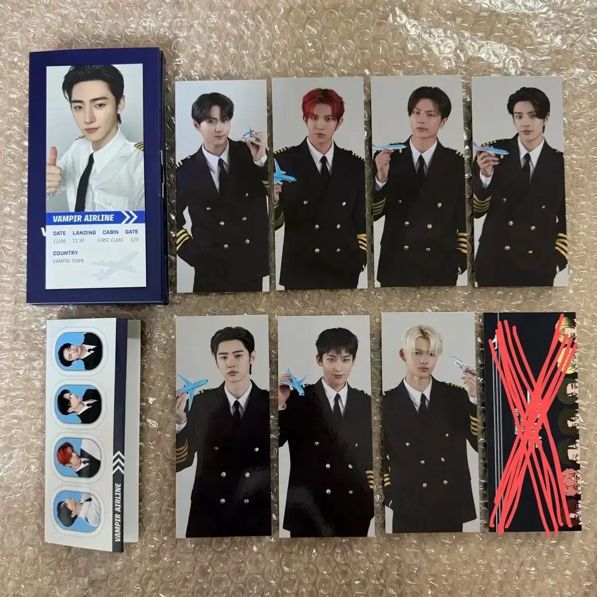 Enhypen World Coupon Card Collection Pilot Basic Version Sunghoon