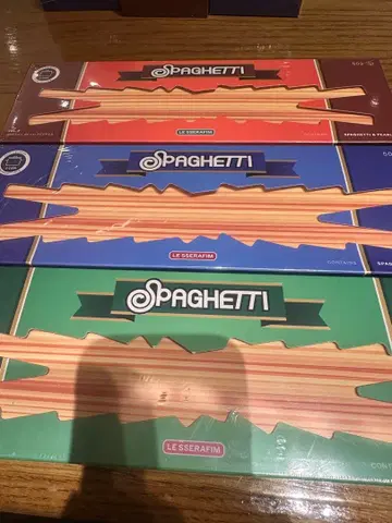 르세라핌 spaghetti 3형태 세트 앨범 미개봉 새상품