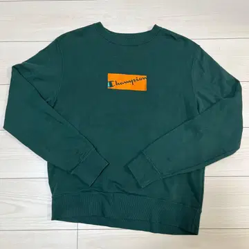 Champion 다크 그린 크루넥 맨투맨 L