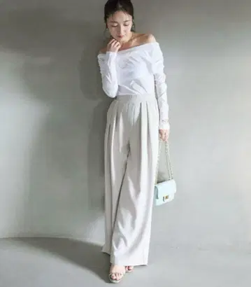 러브티크 봉봉 인기! 투 턱 와이드 팬츠
