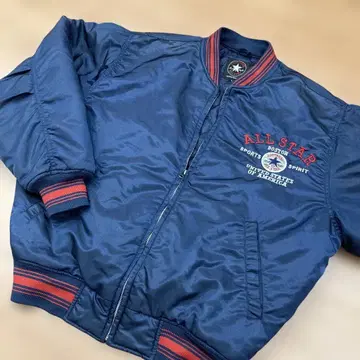 90s CONVERSE ALL STAR 자수 바시티 자켓 L