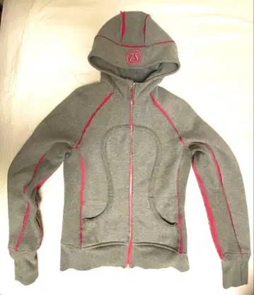 Lululemon 후드 부착 그레이 후드티