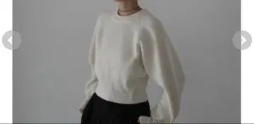 시마무라 hideka 씨 콜라보 니트 풀오버
