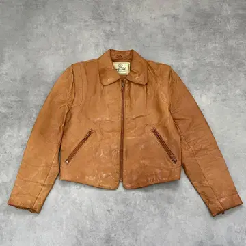 Crafts Tani 가죽 자켓 숏 기장 집업 BV37