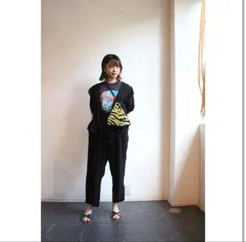 마추픽추 오오시마레이 자카드 카슈쿨 블라우스