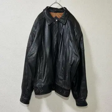 빈티지 가죽 블루종 3L 자켓 빈티지 양가죽 시프