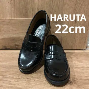 [컨디션 최상] HARUTA 블랙 로퍼 22EEE