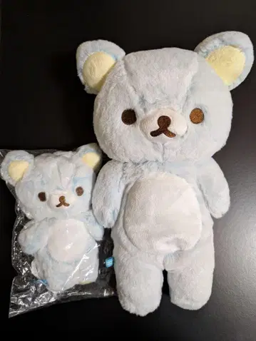 리락쿠마 리락쿠마 스토어 한정판 샤베트 봉제 인형 블루 컬러