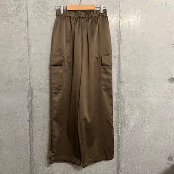 새틴 카고 팬츠