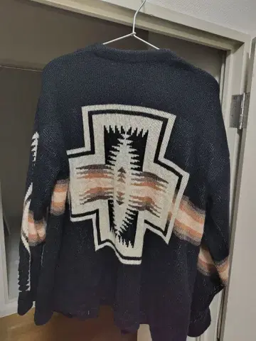 Pendleton 기하학 패턴 가디건 S